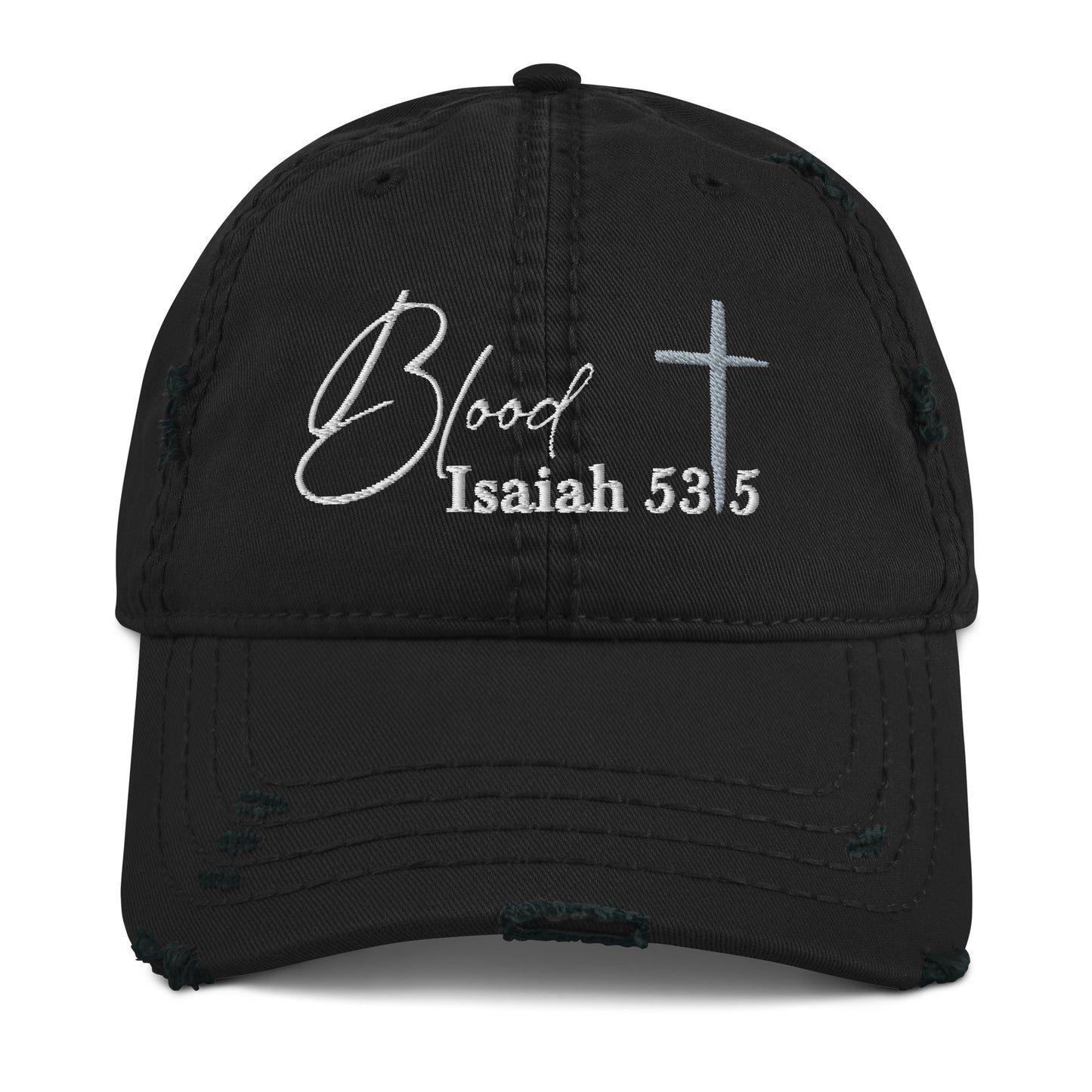 Blood Distressed Dad Hat