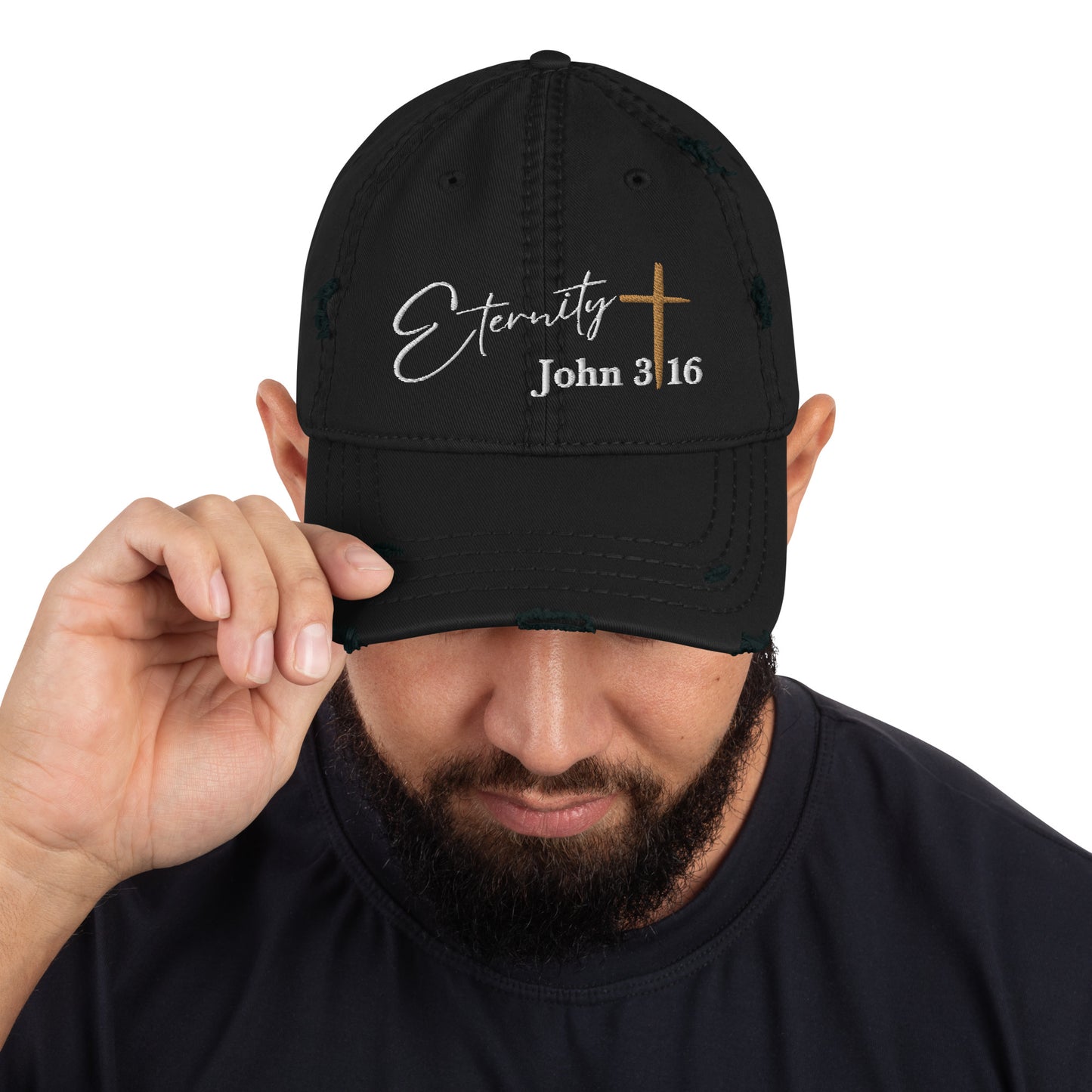 Eternity Distressed Dad Hat