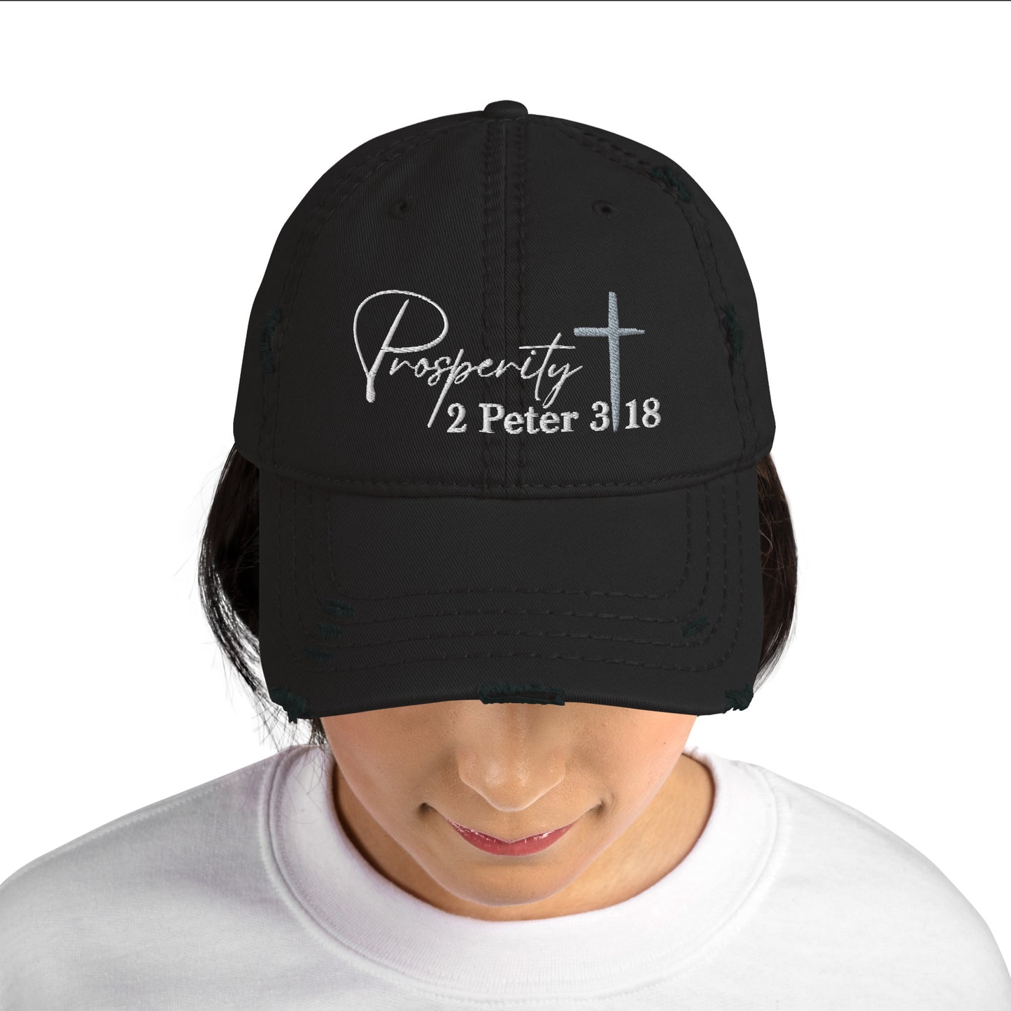 Prosperity Distressed Dad Hat