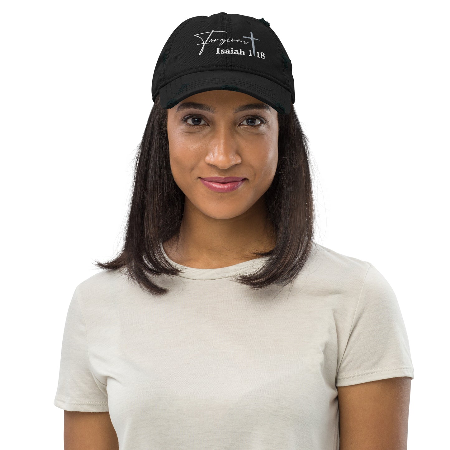 Forgiven Distressed Dad Hat