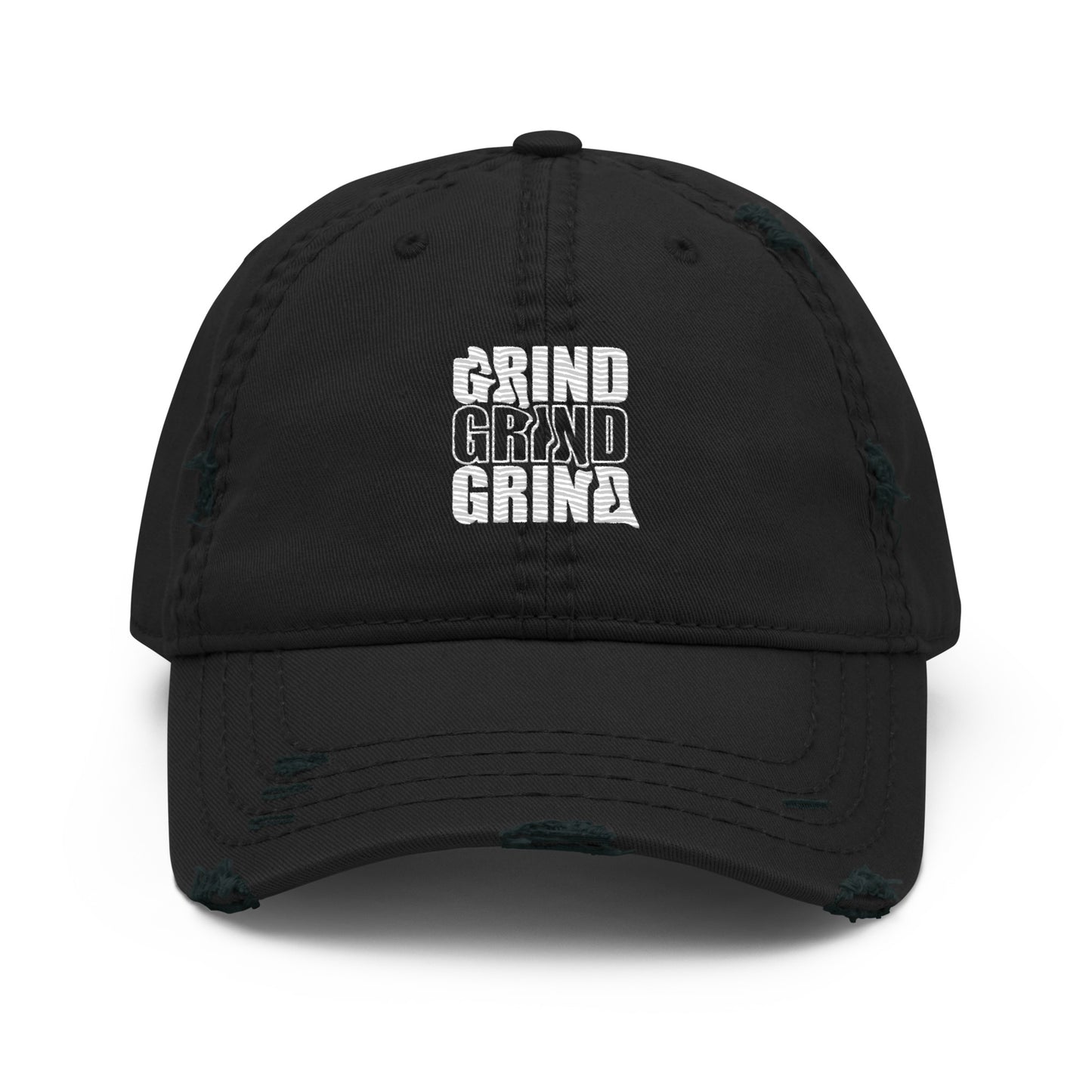 Grind Grind Grind Distressed Dad Hat