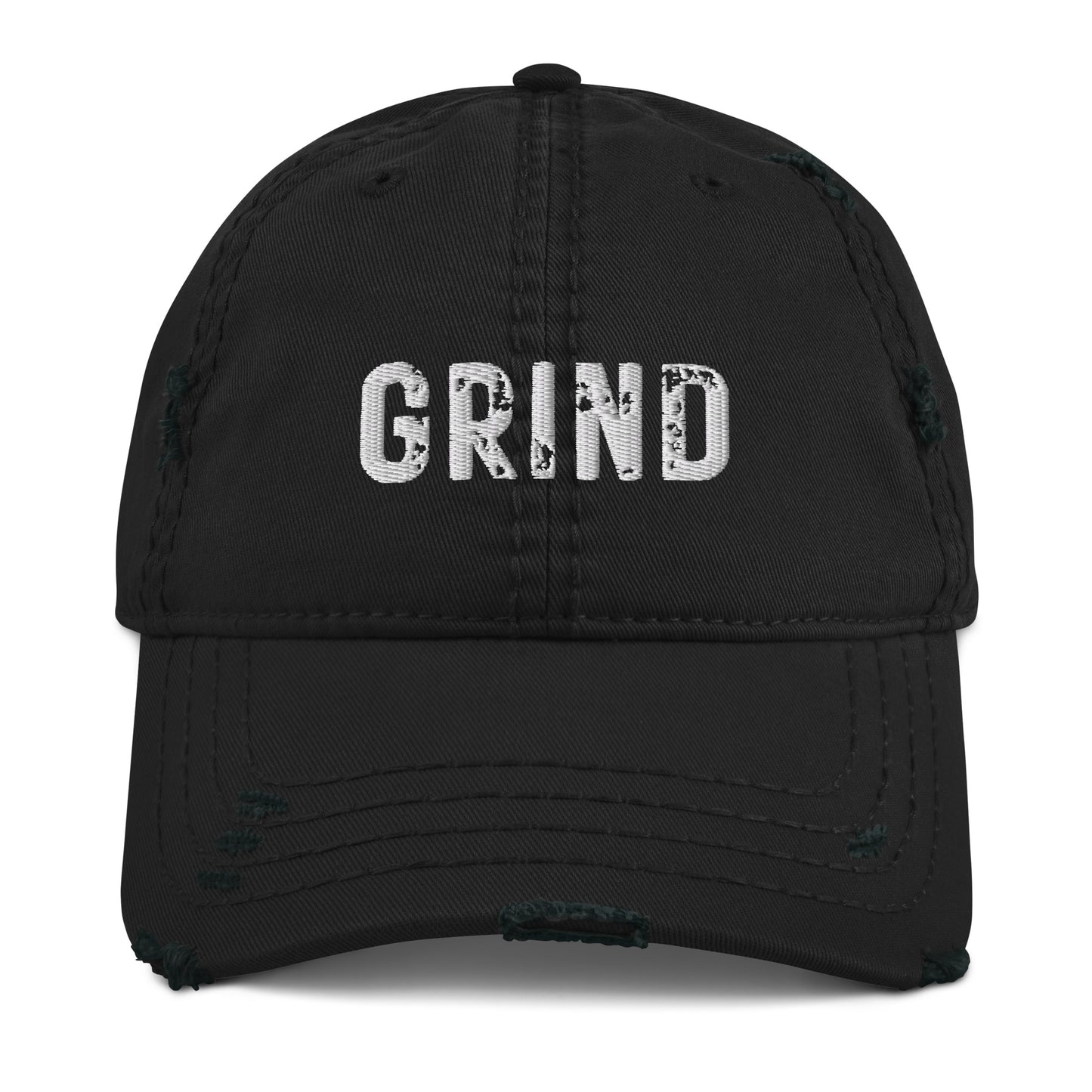 Stamped Grind Distressed Dad Hat