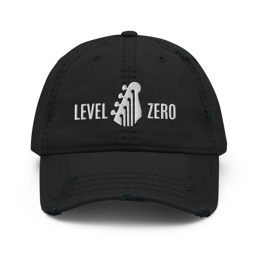 Level Zero Guitar Head Distressed Dad Hat