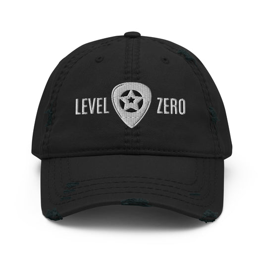 Level Zero Star Pick Distressed Dad Hat