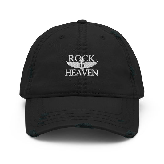 Rock Heaven Distressed Dad Hat