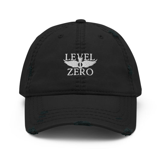 Level Zero Wings Distressed Dad Hat