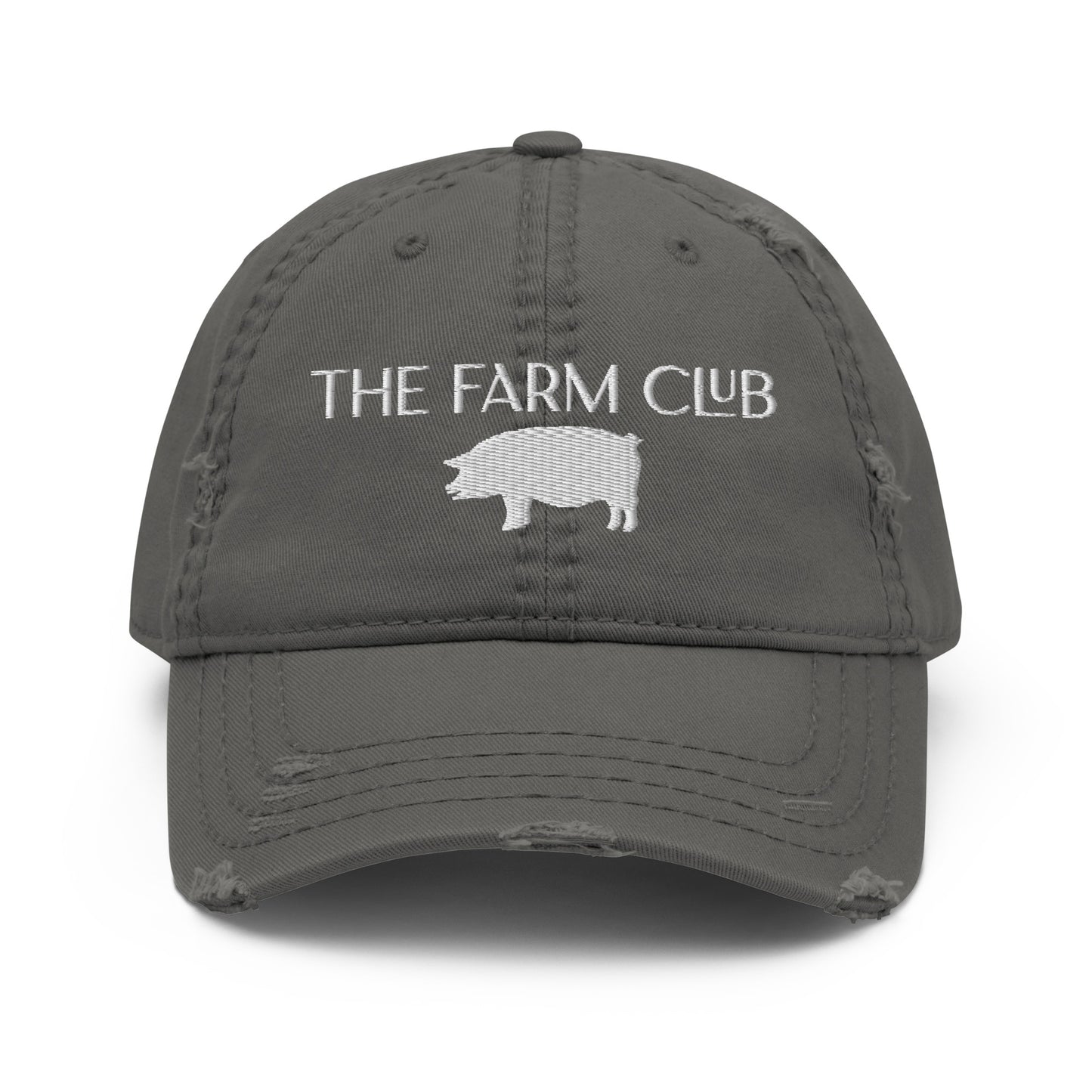 The Farm Club Pig Distressed Dad Hat