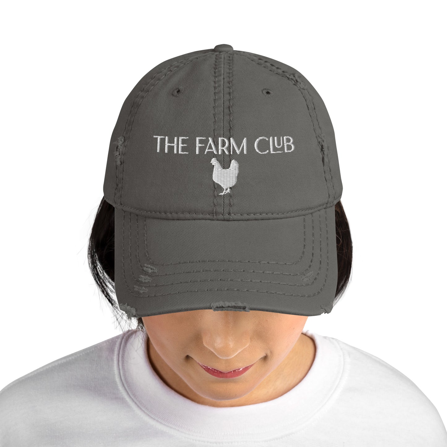 The Farm Club Chicken Distressed Dad Hat