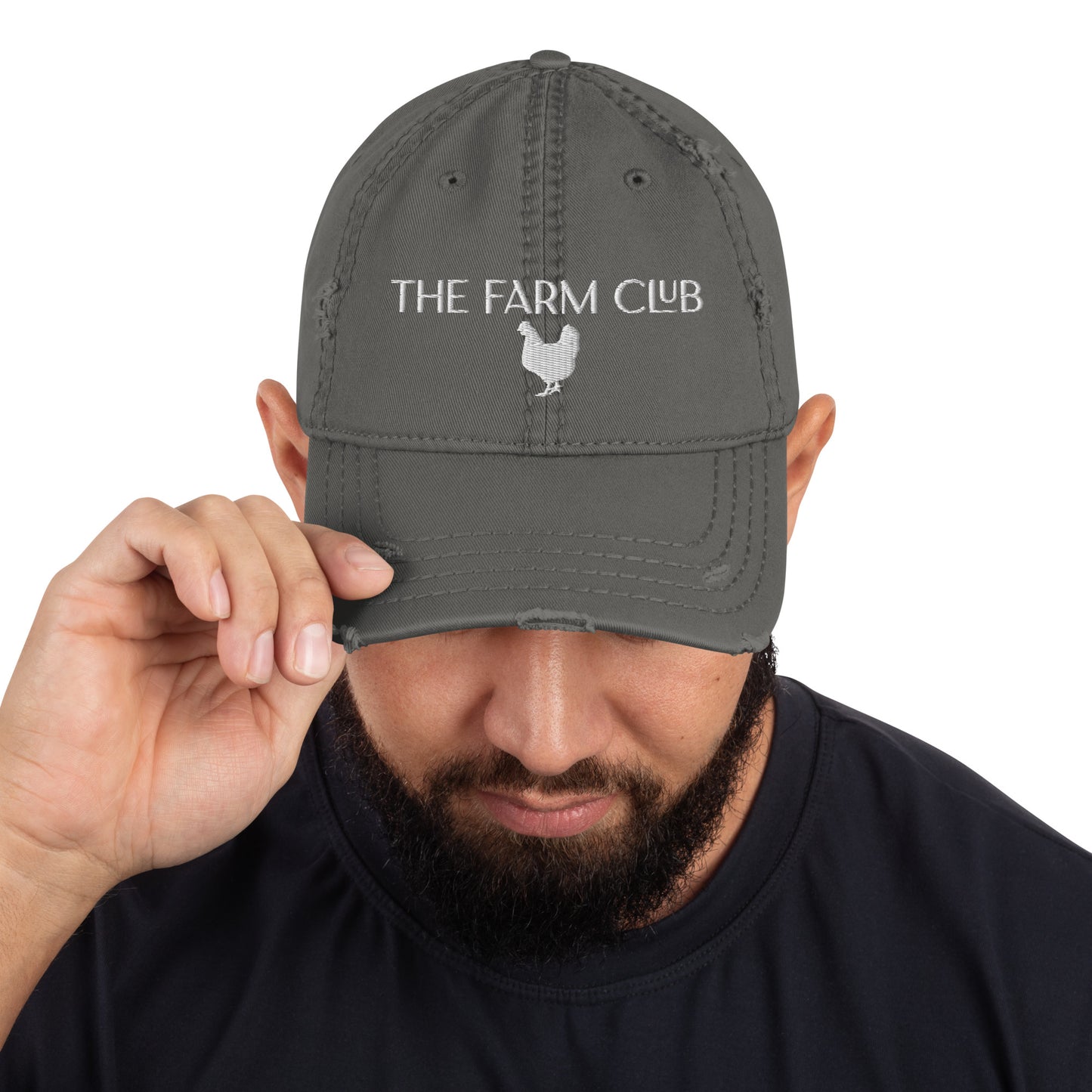 The Farm Club Chicken Distressed Dad Hat