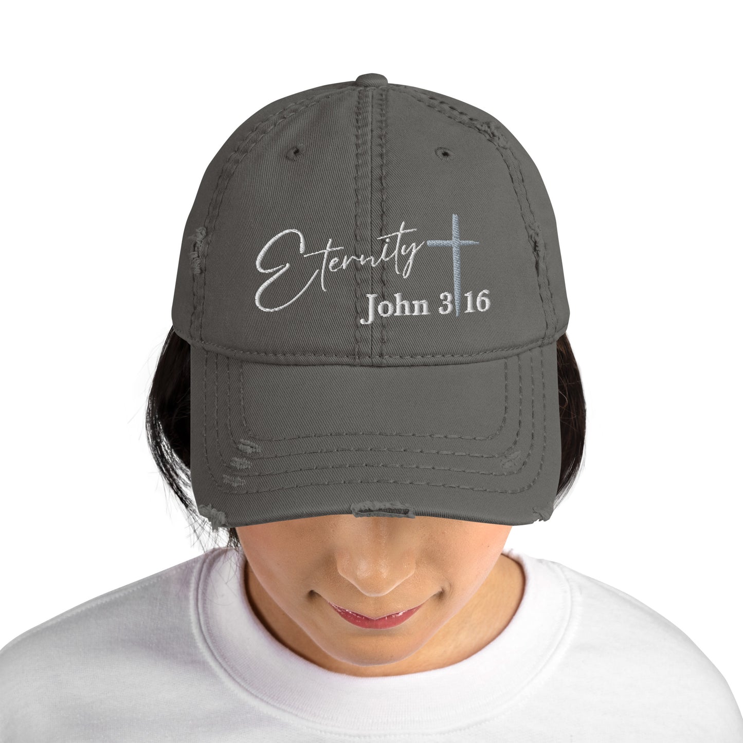 Eternity Distressed Dad Hat