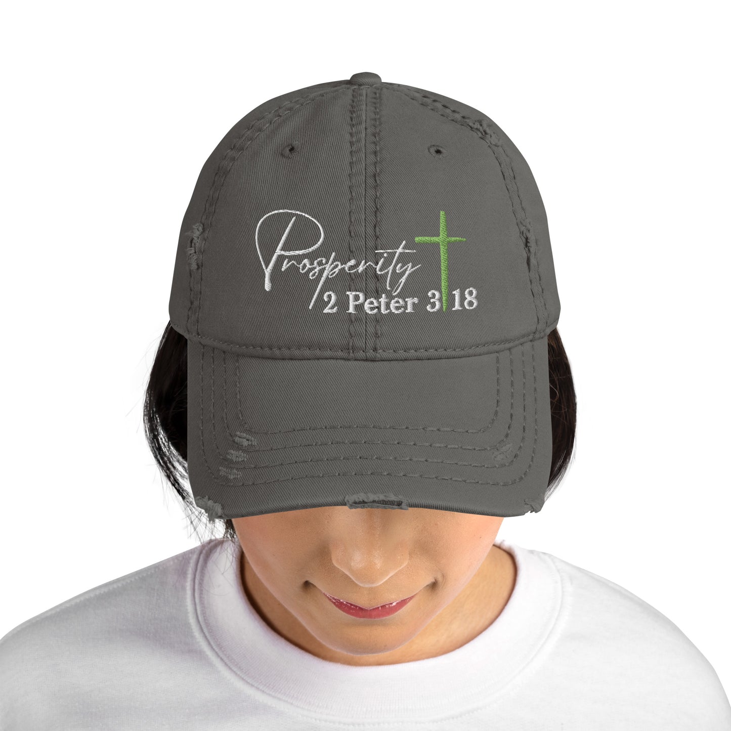 Prosperity Distressed Dad Hat