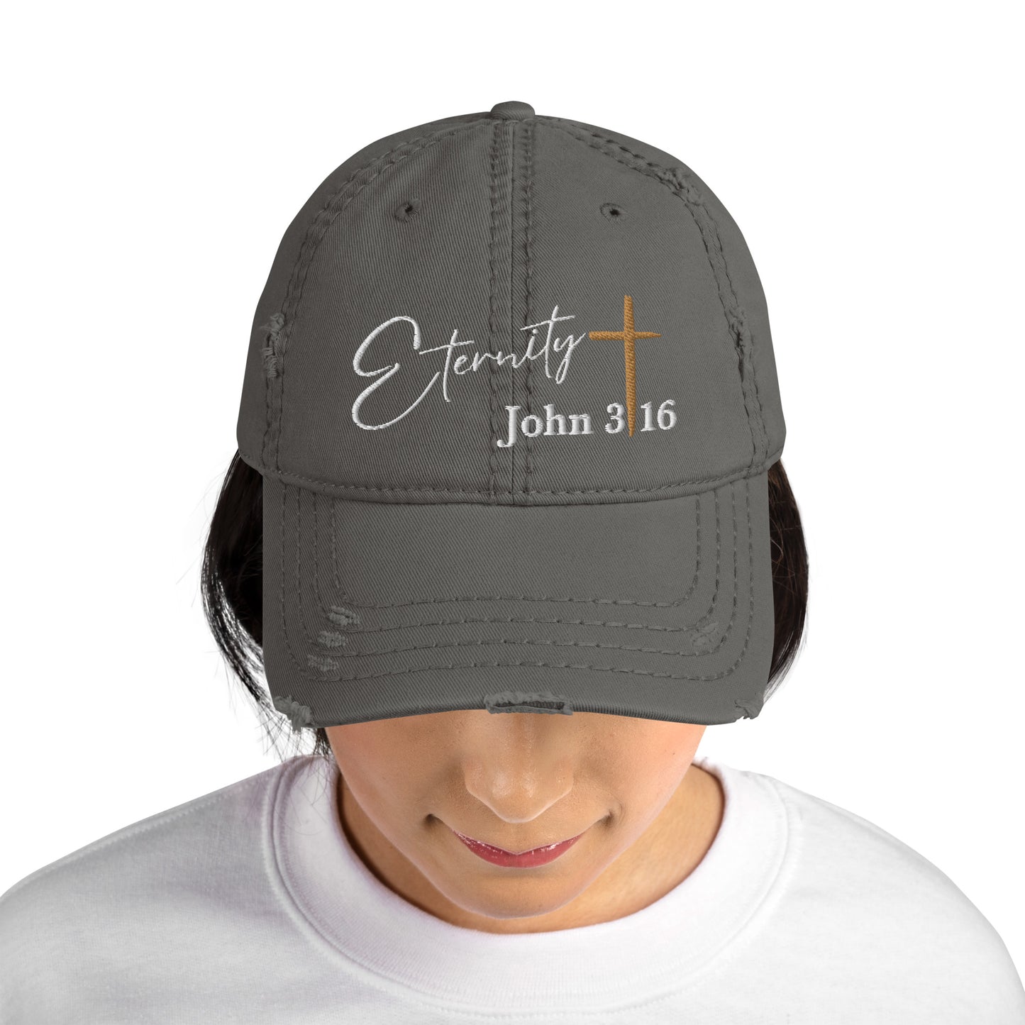 Eternity Distressed Dad Hat