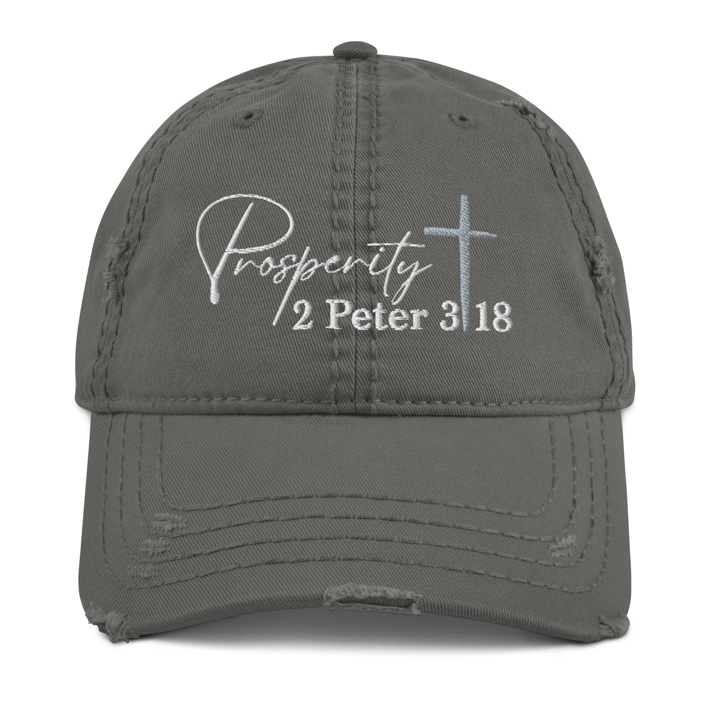 Prosperity Distressed Dad Hat