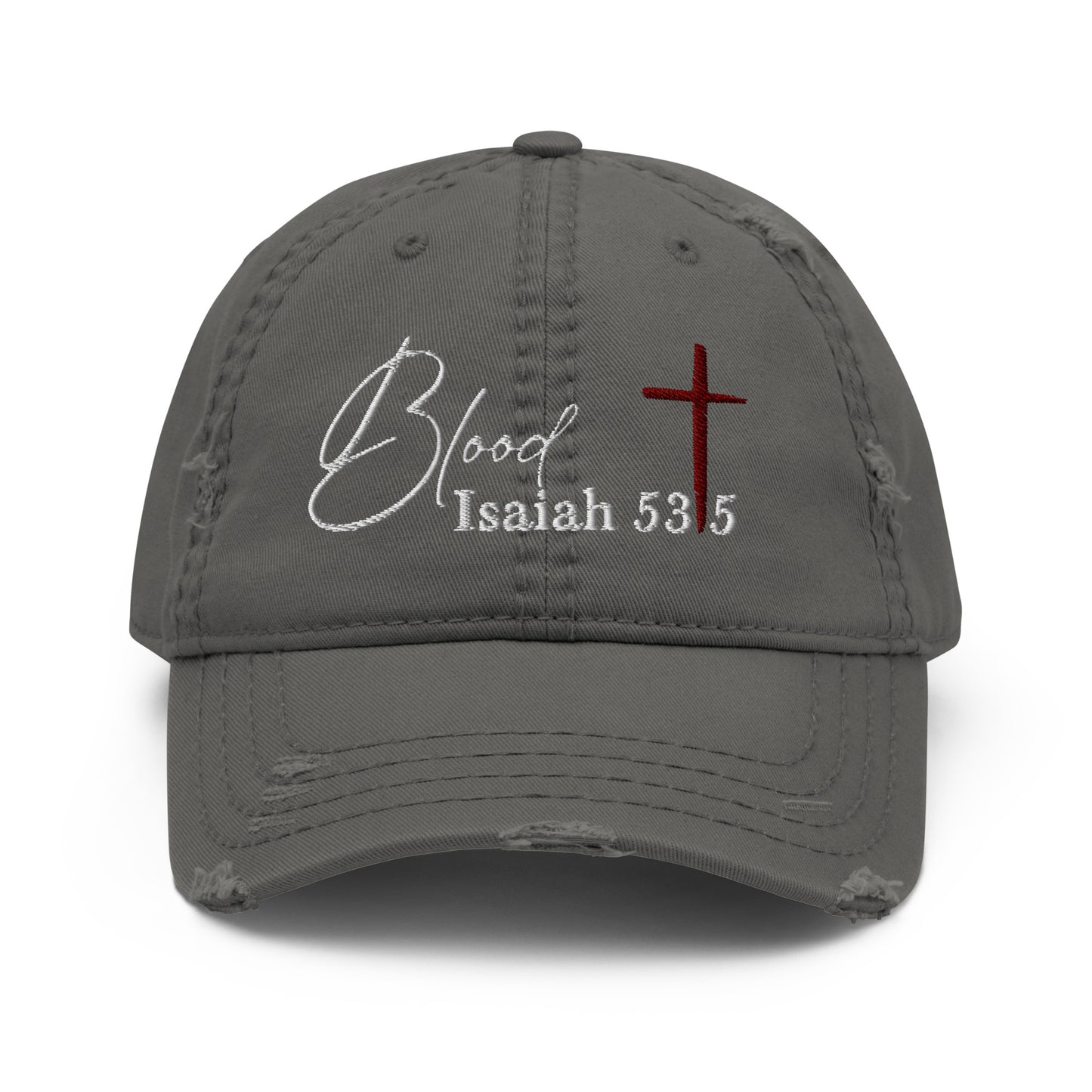 Blood Distressed Dad Hat