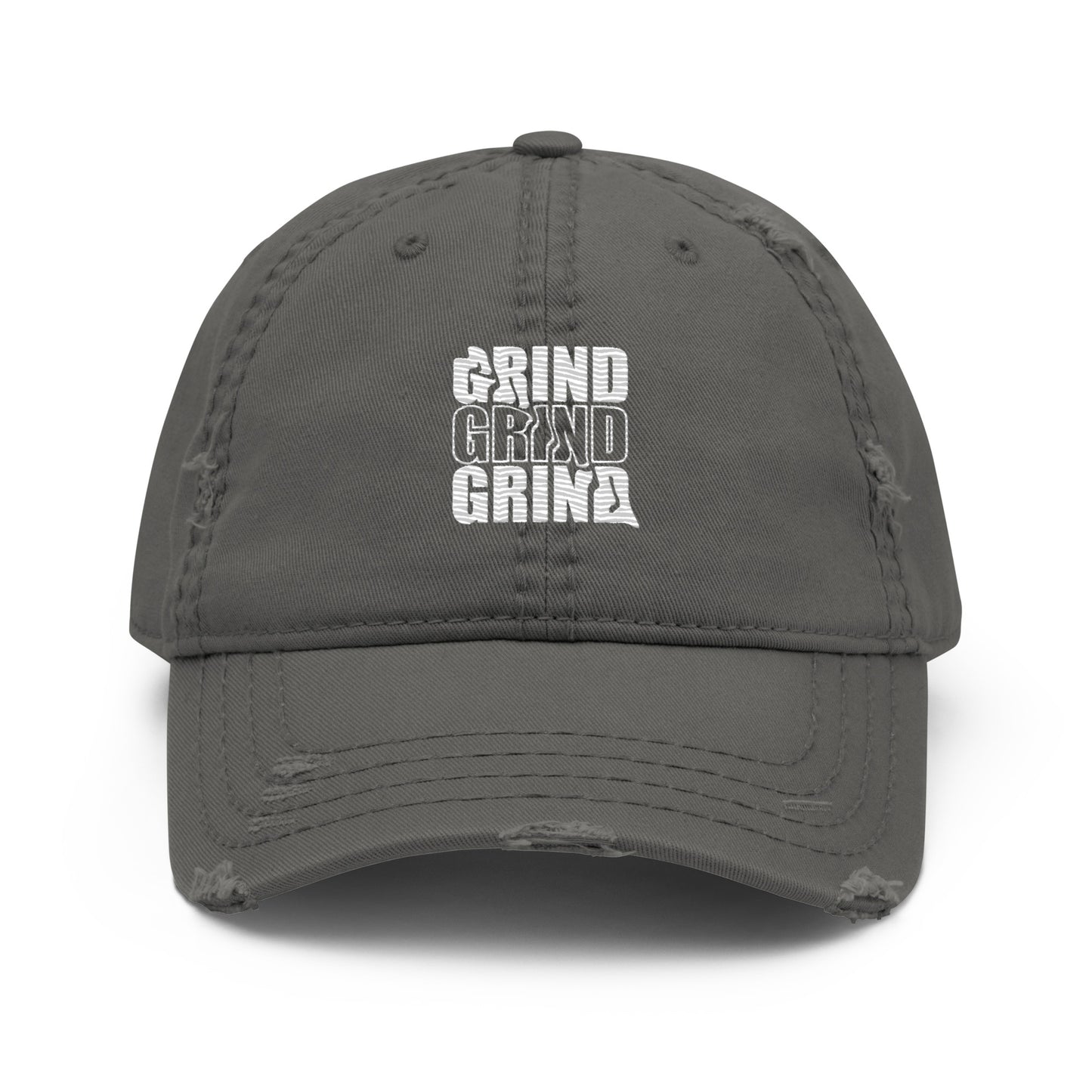 Grind Grind Grind Distressed Dad Hat