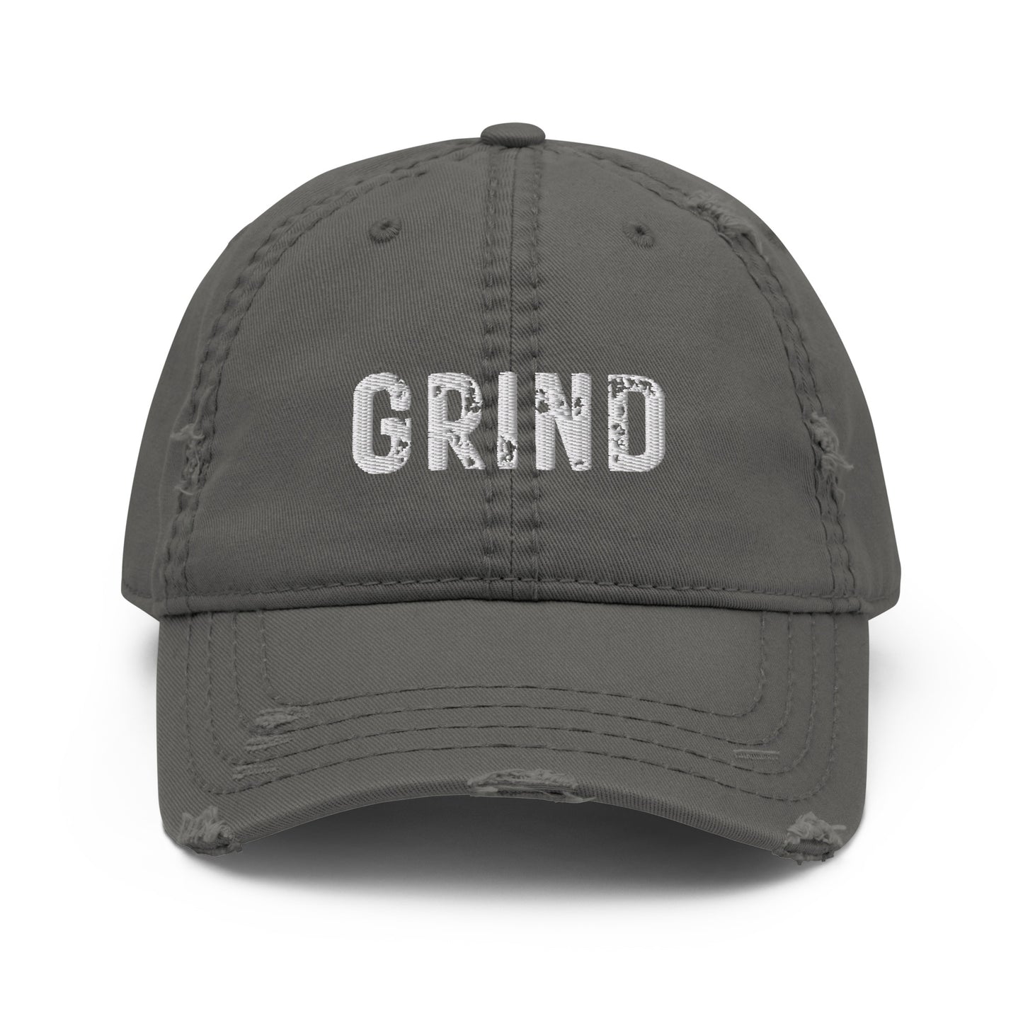 Stamped Grind Distressed Dad Hat