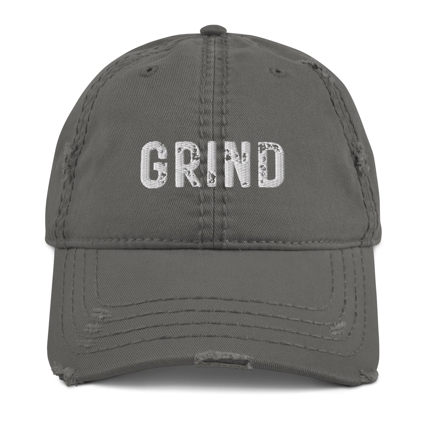 Stamped Grind Distressed Dad Hat