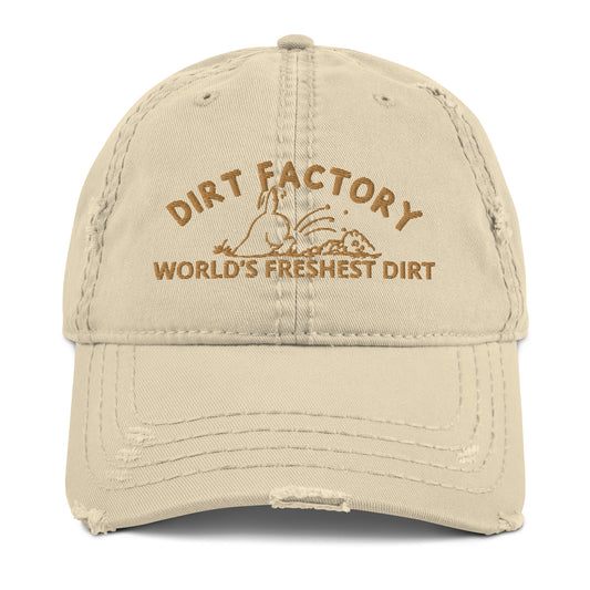 The Dirt Factory Distressed Dad Hat