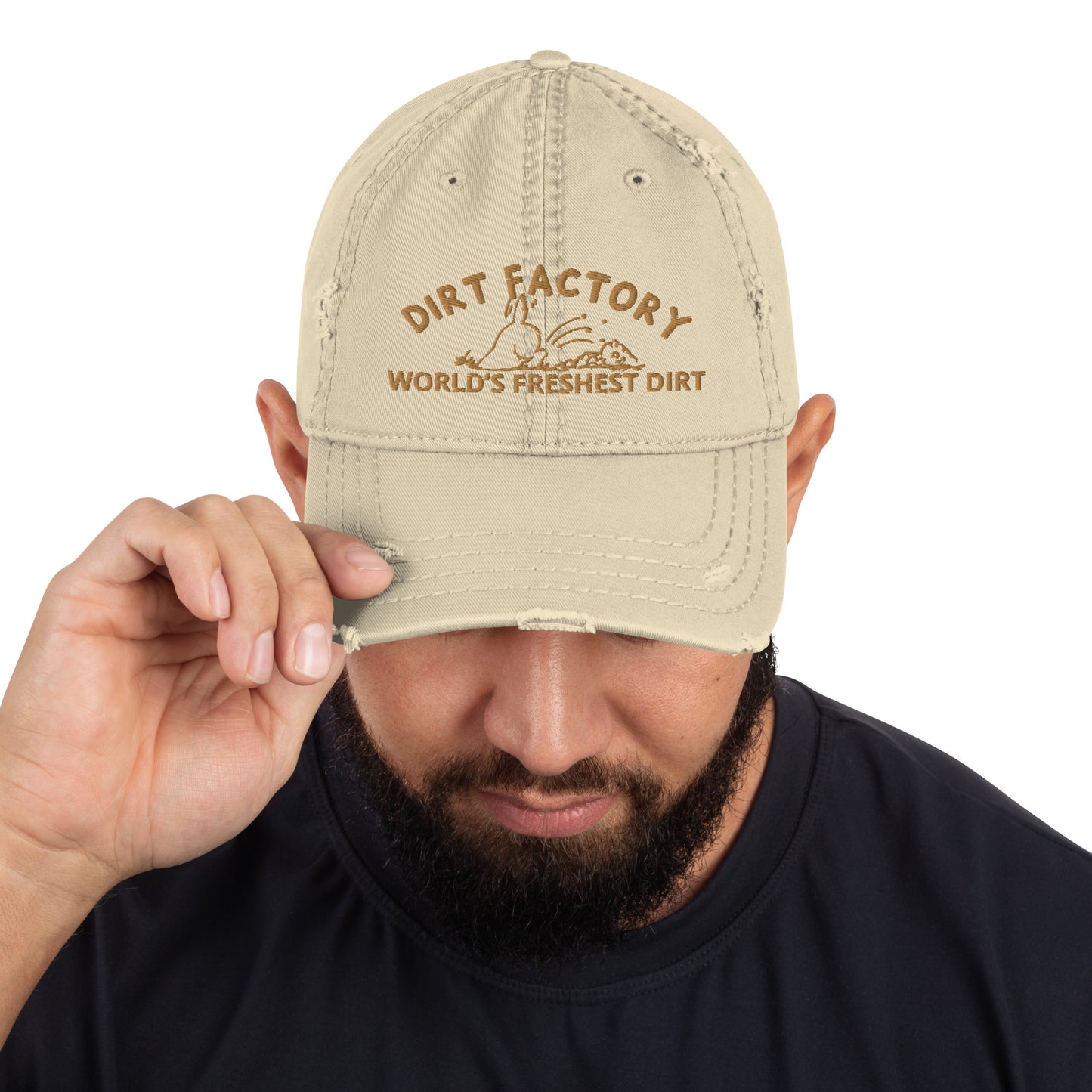 The Dirt Factory Distressed Dad Hat