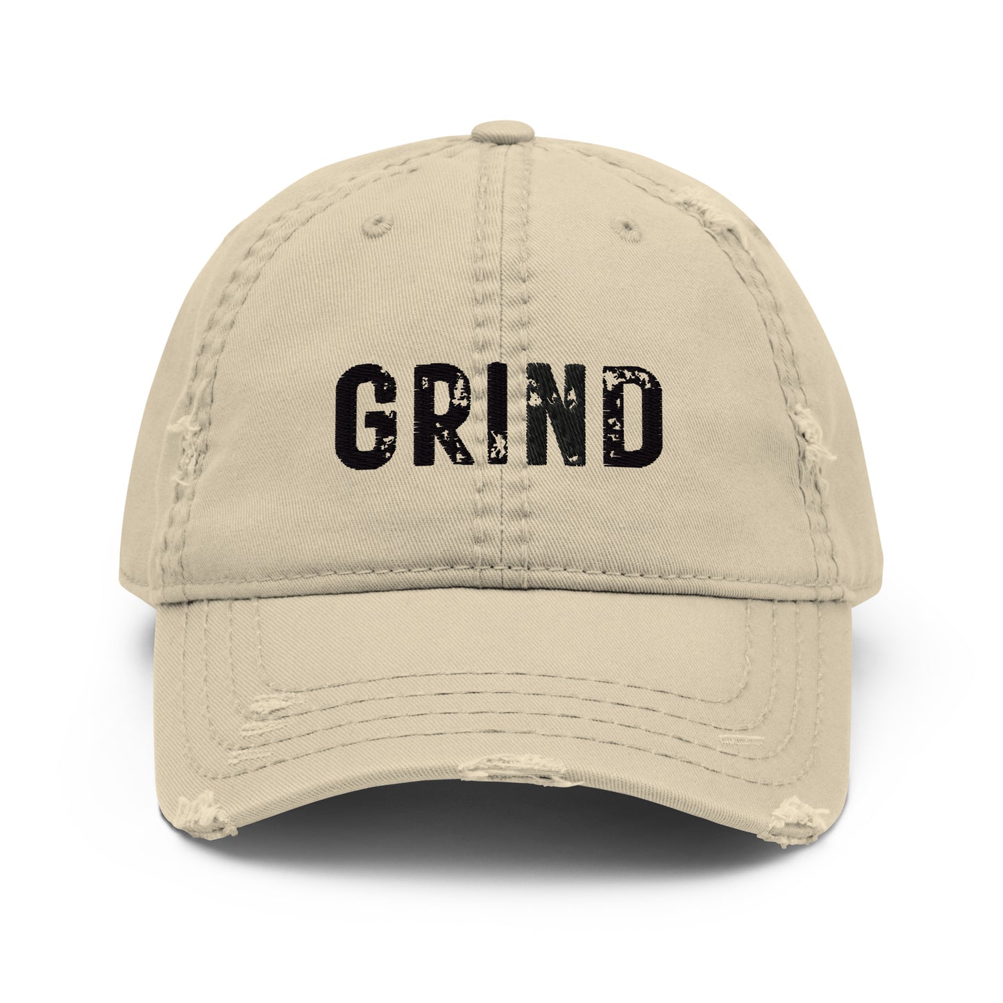 Stamped Grind Distressed Dad Hat