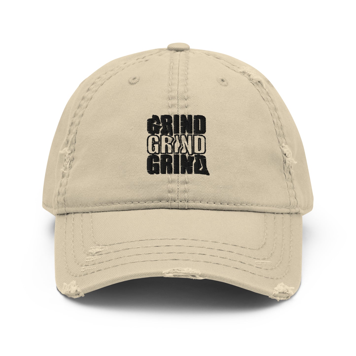 Grind Grind Grind Distressed Dad Hat