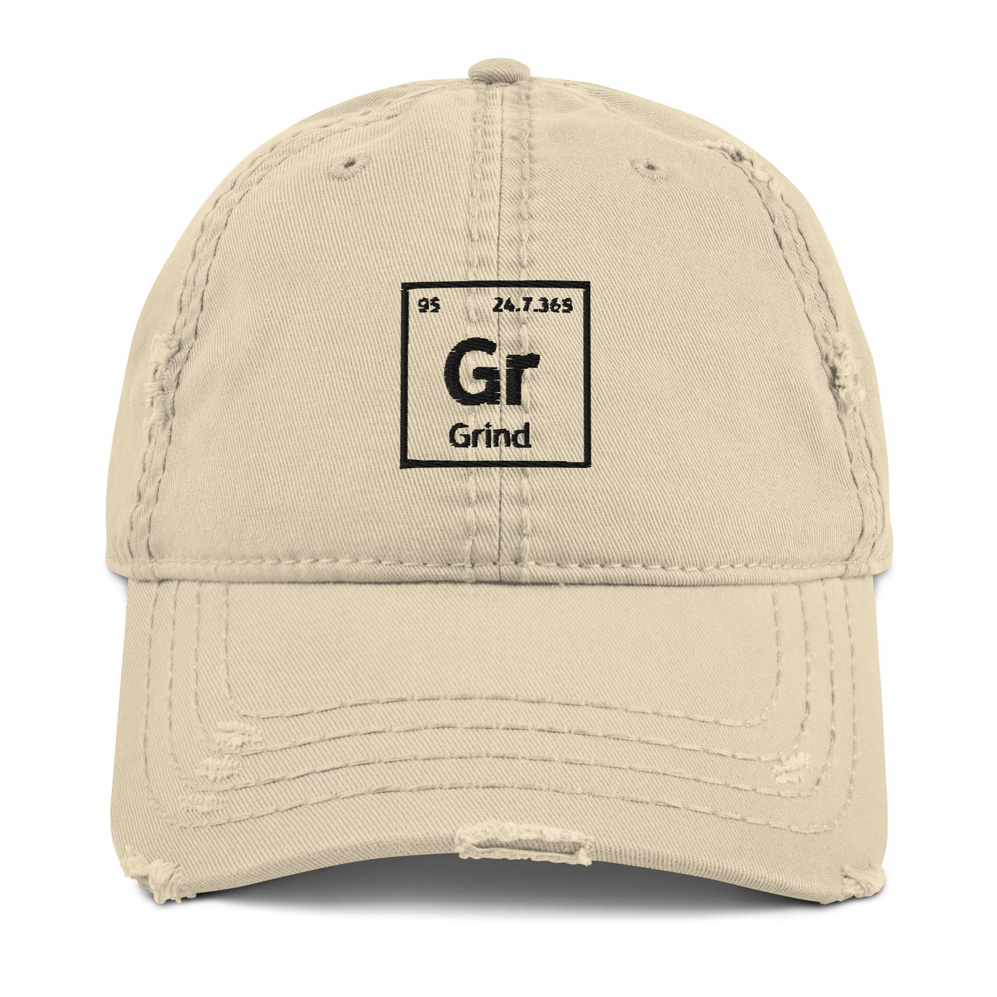 Grind Periodic Element Distressed Dad Hat