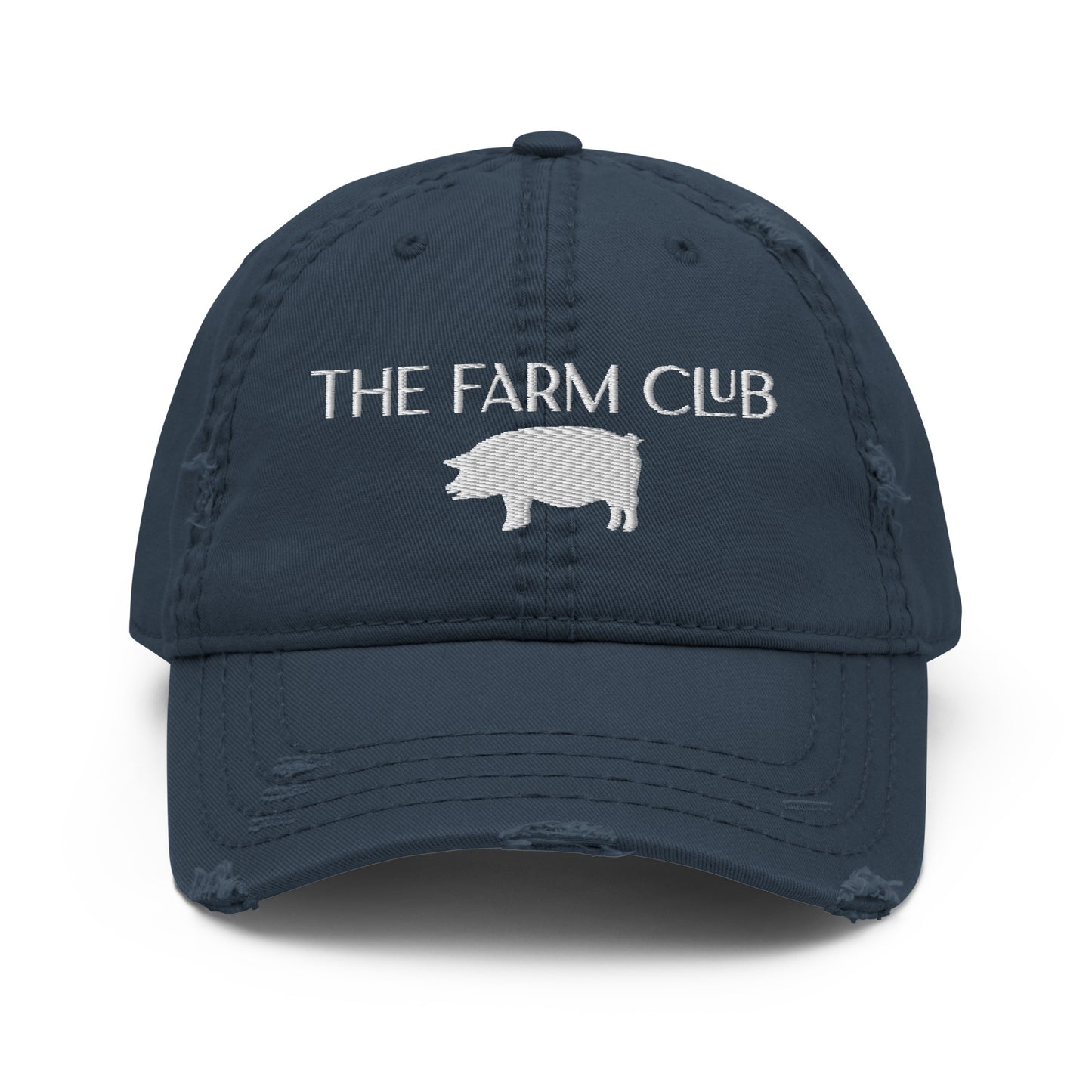 The Farm Club Pig Distressed Dad Hat