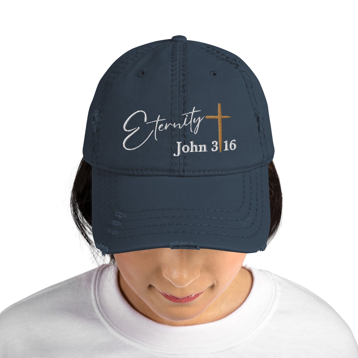 Eternity Distressed Dad Hat