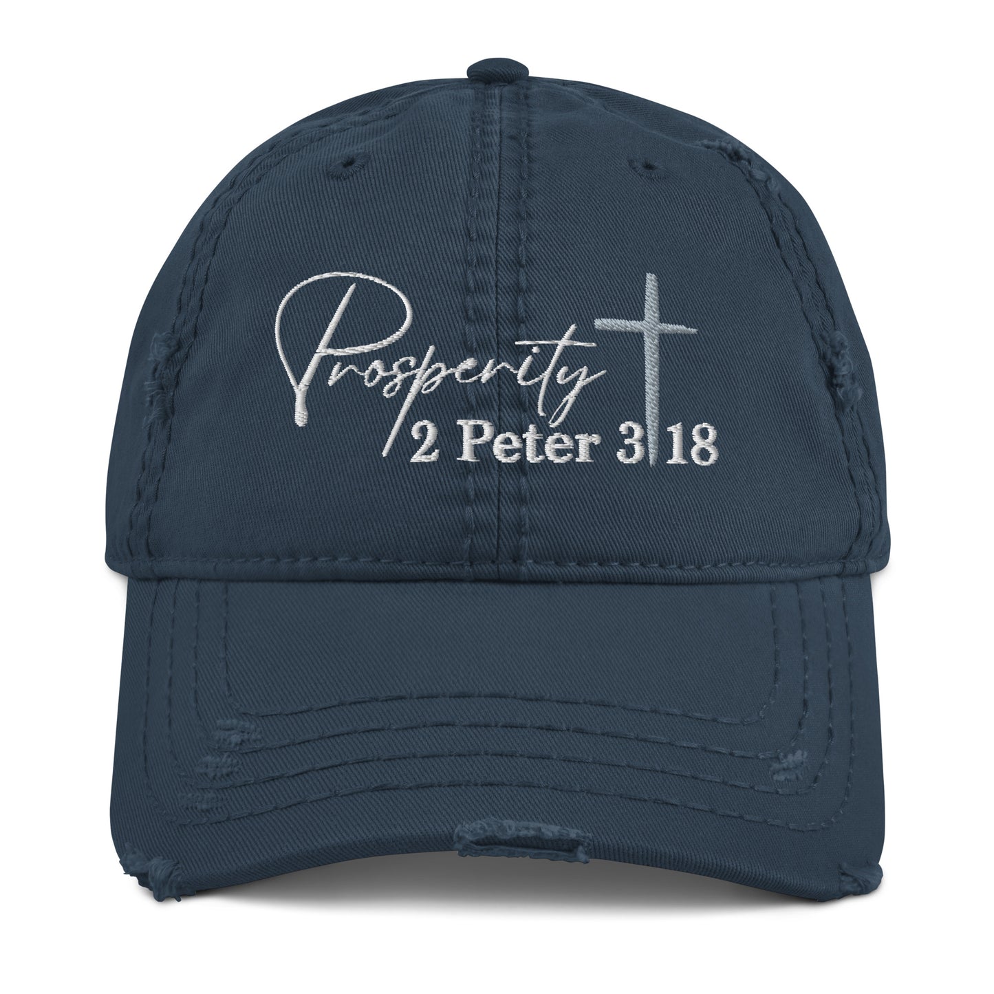 Prosperity Distressed Dad Hat