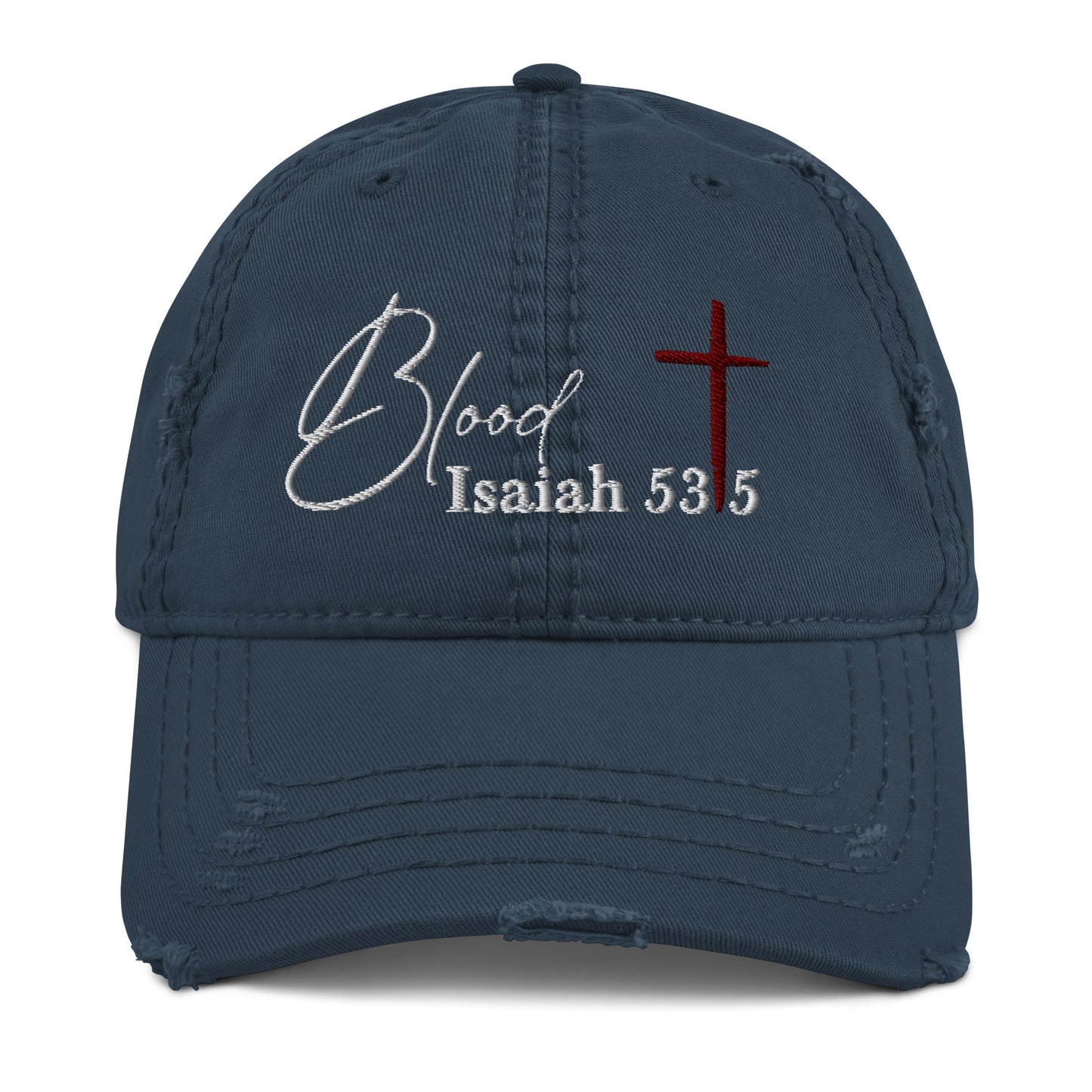 Blood Distressed Dad Hat