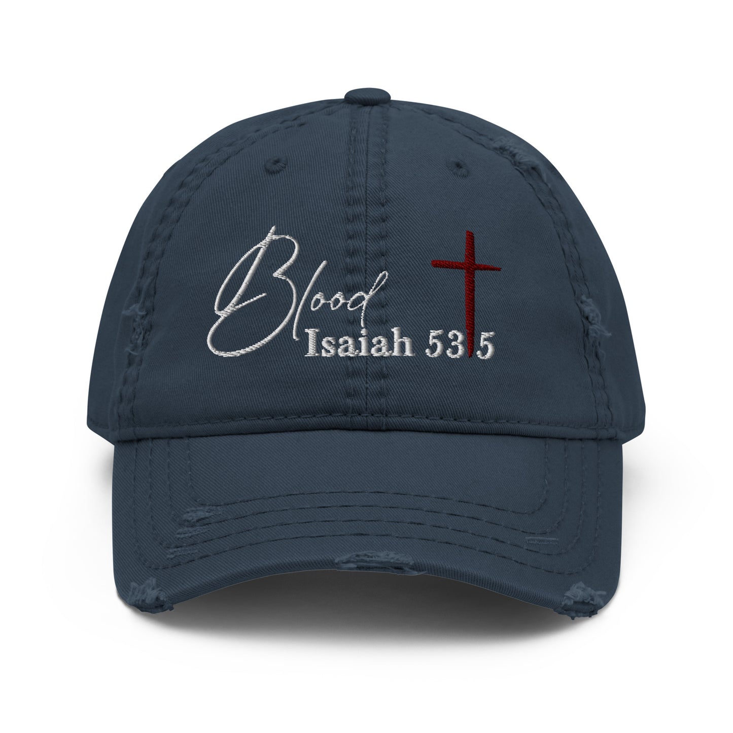 Blood Distressed Dad Hat