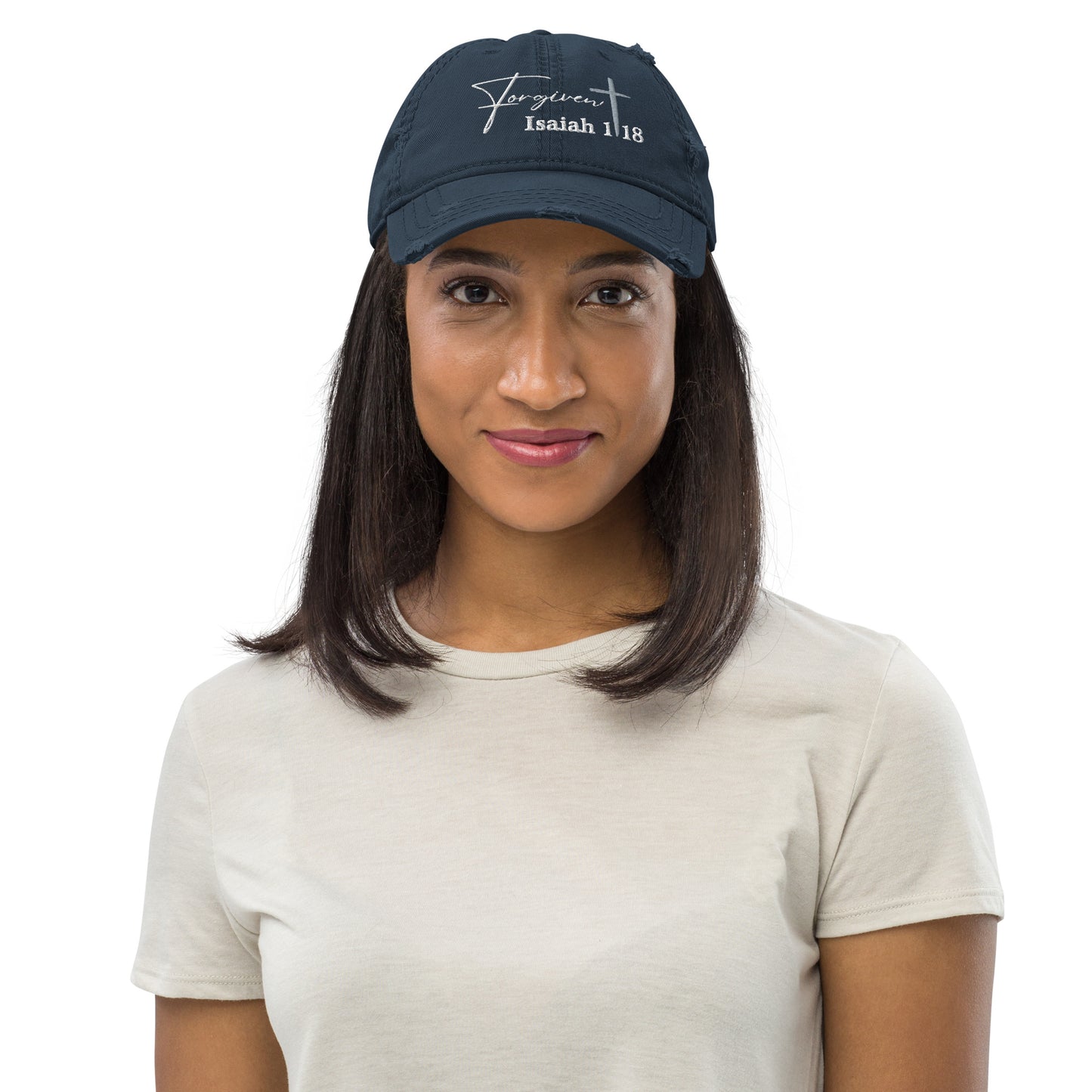 Forgiven Distressed Dad Hat