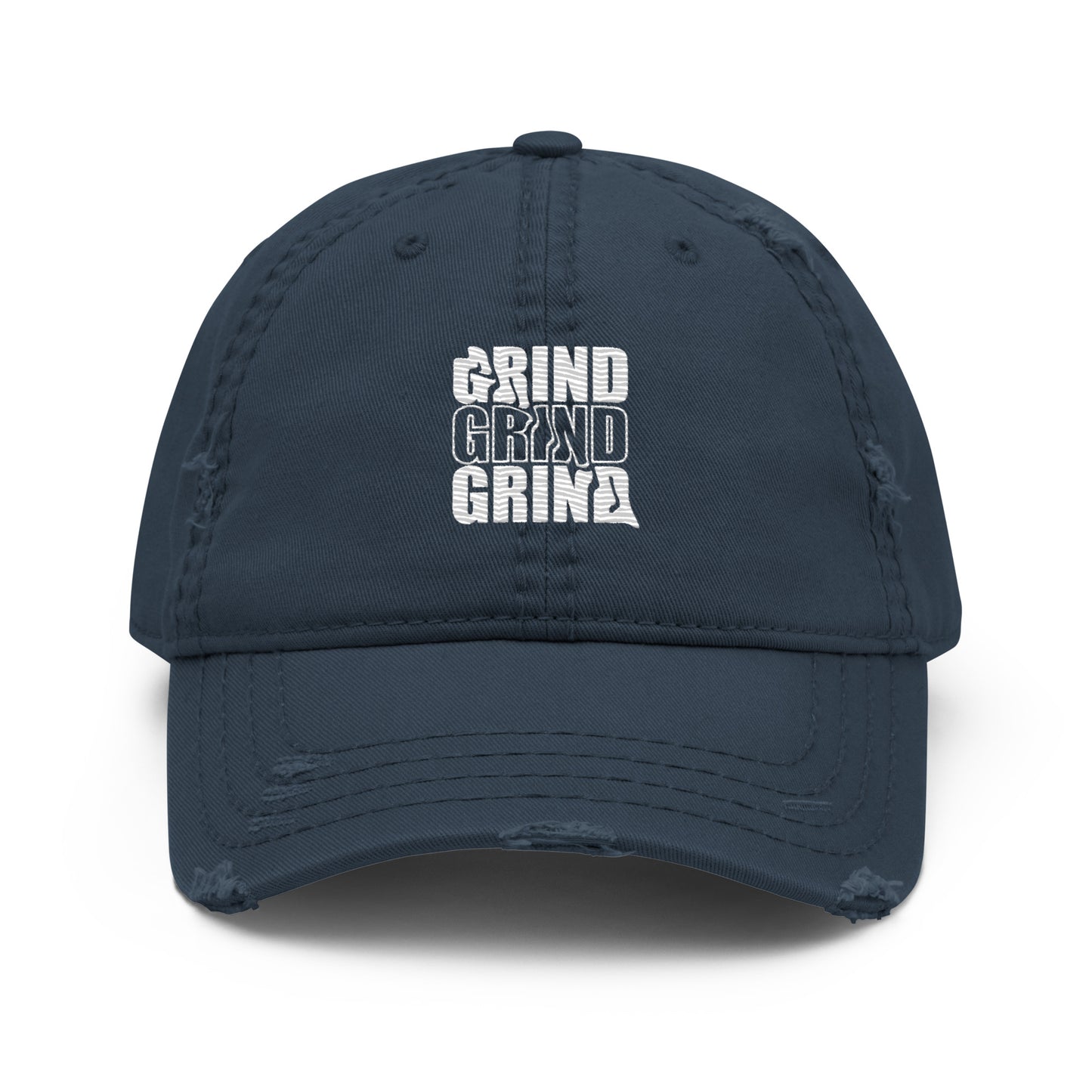 Grind Grind Grind Distressed Dad Hat