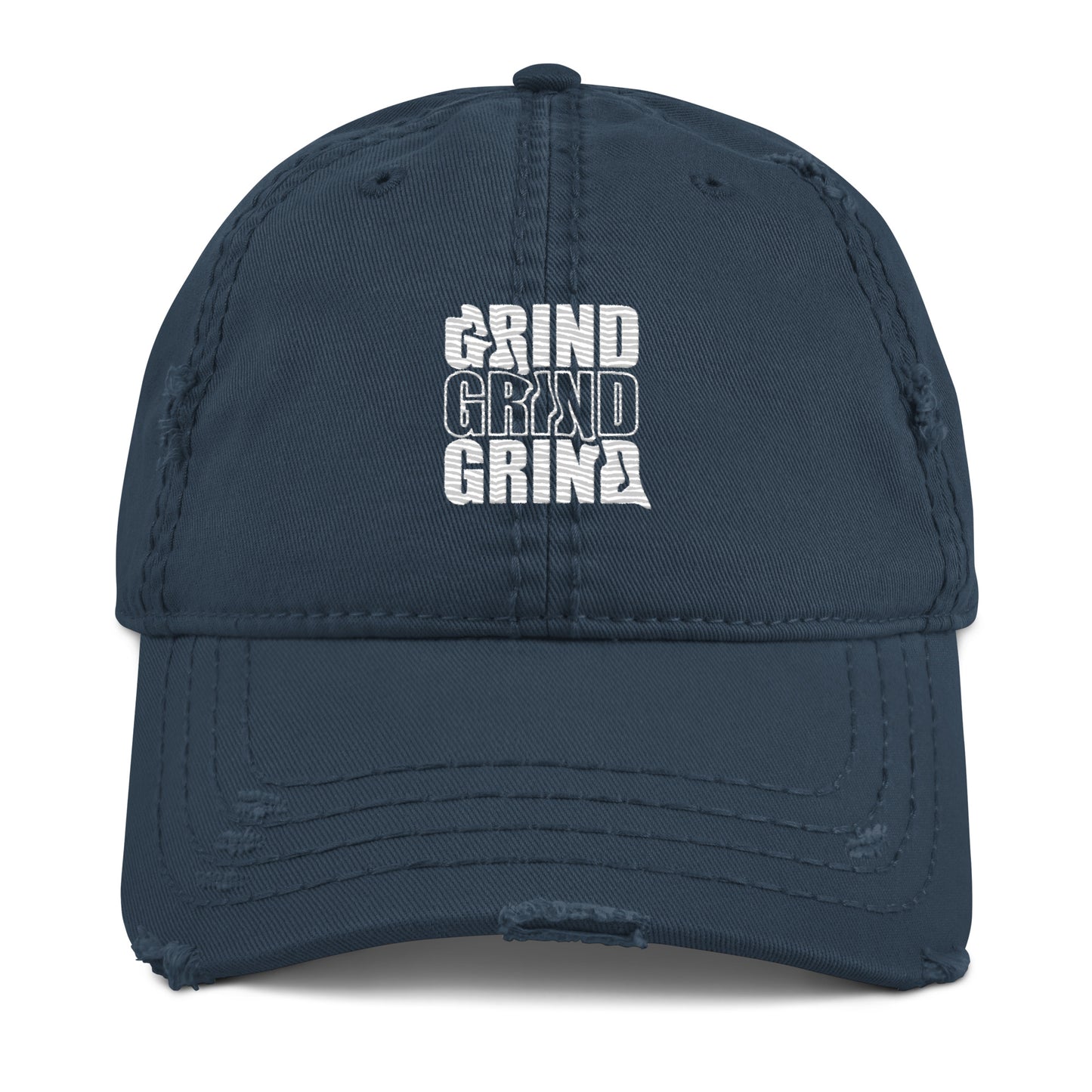 Grind Grind Grind Distressed Dad Hat