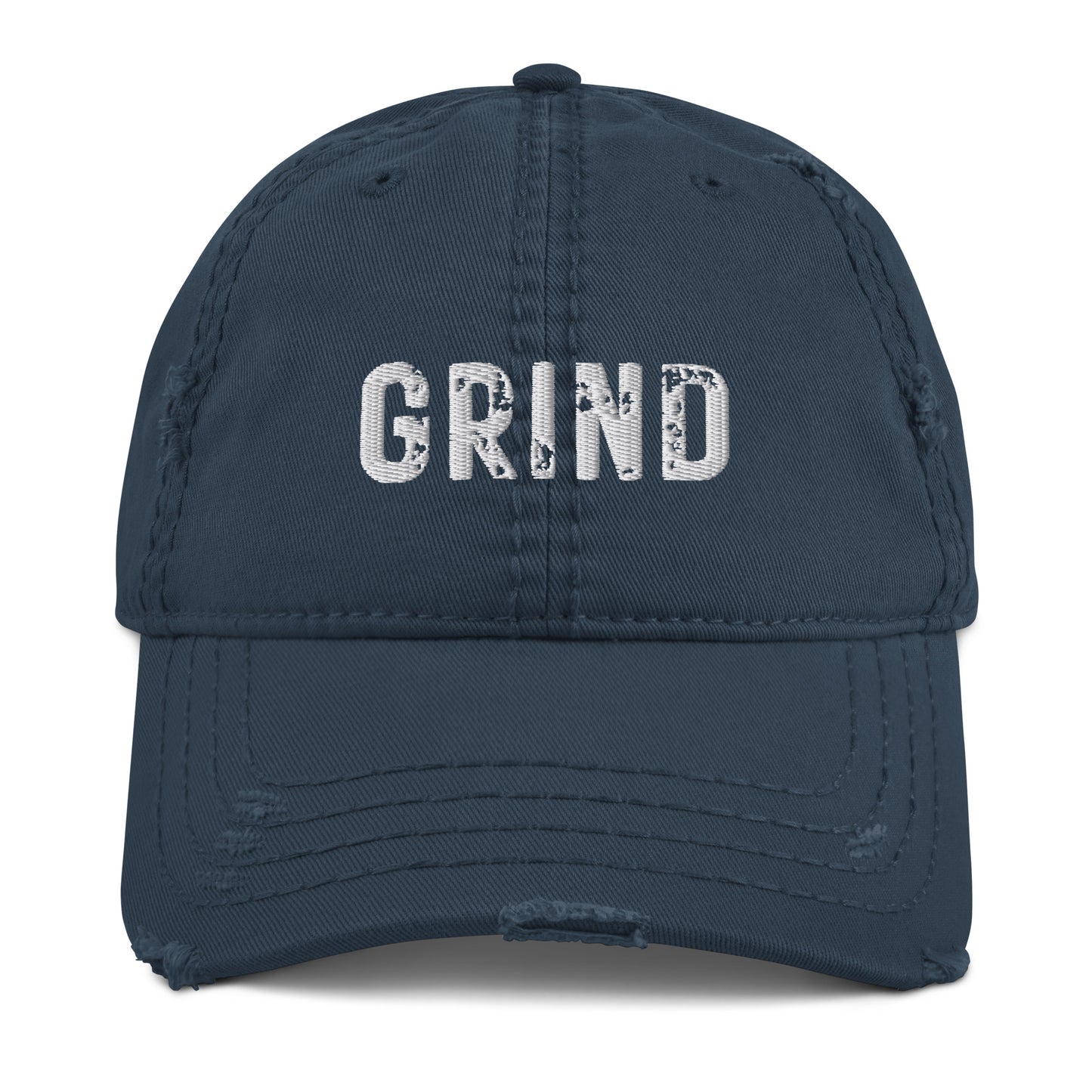 Stamped Grind Distressed Dad Hat