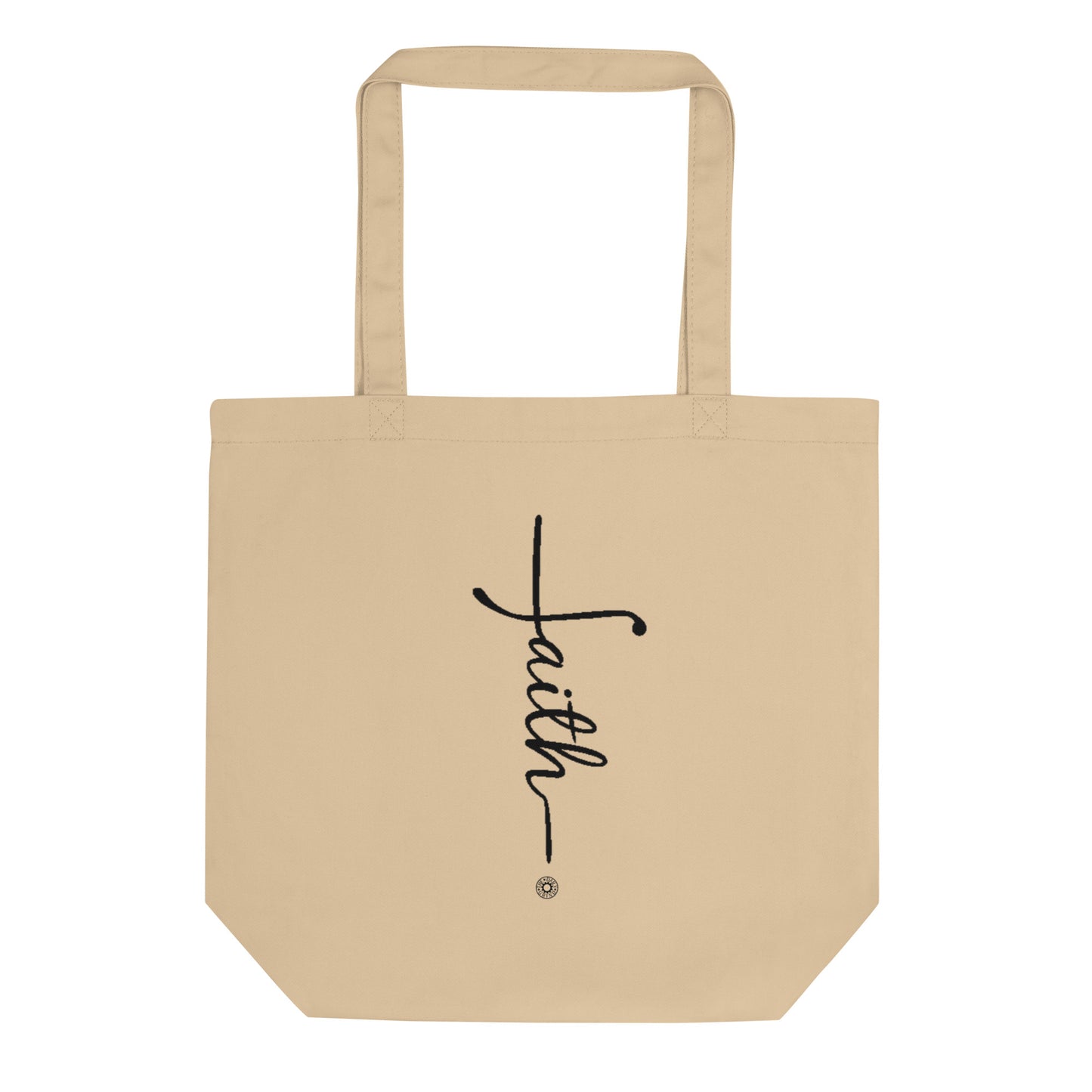 Faith (black) Eco Tote Bag