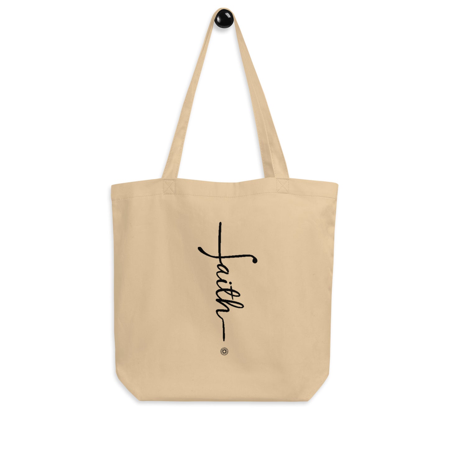 Faith (black) Eco Tote Bag