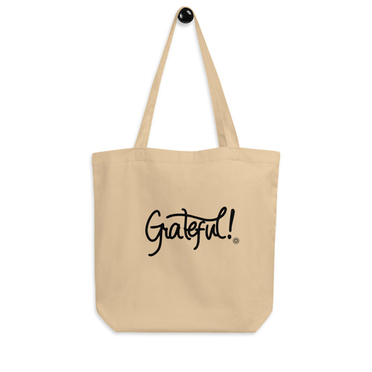 Grateful (black) Eco Tote Bag