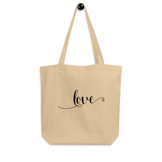 Love (black) Eco Tote Bag