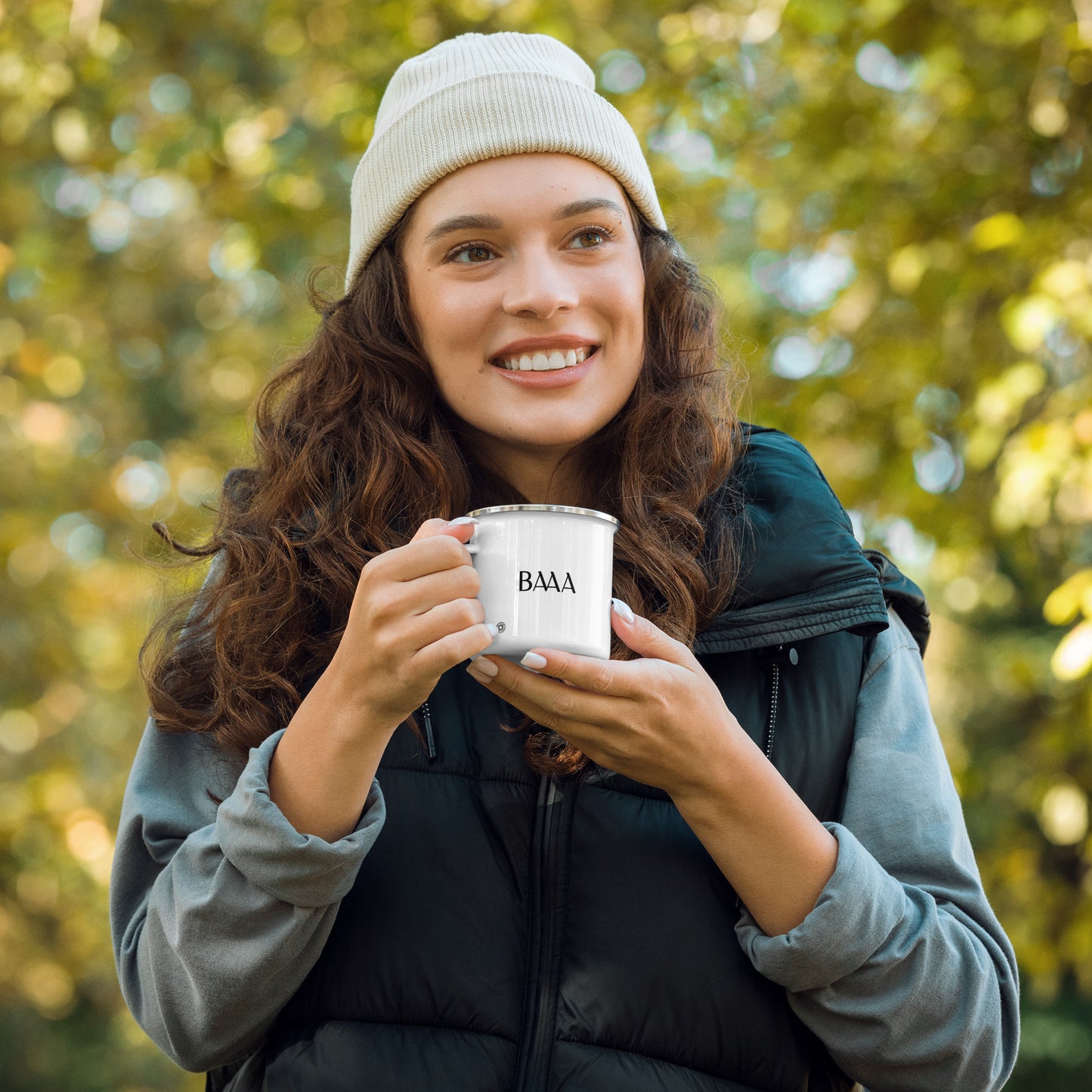 The Farm Club Goat Enamel Mug