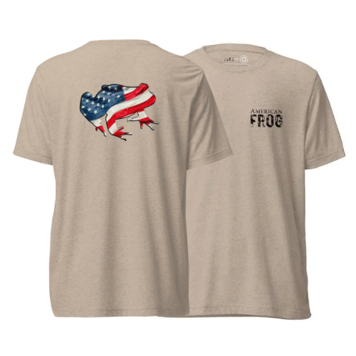 American Frog in Tan Short Sleeve T-Shirt