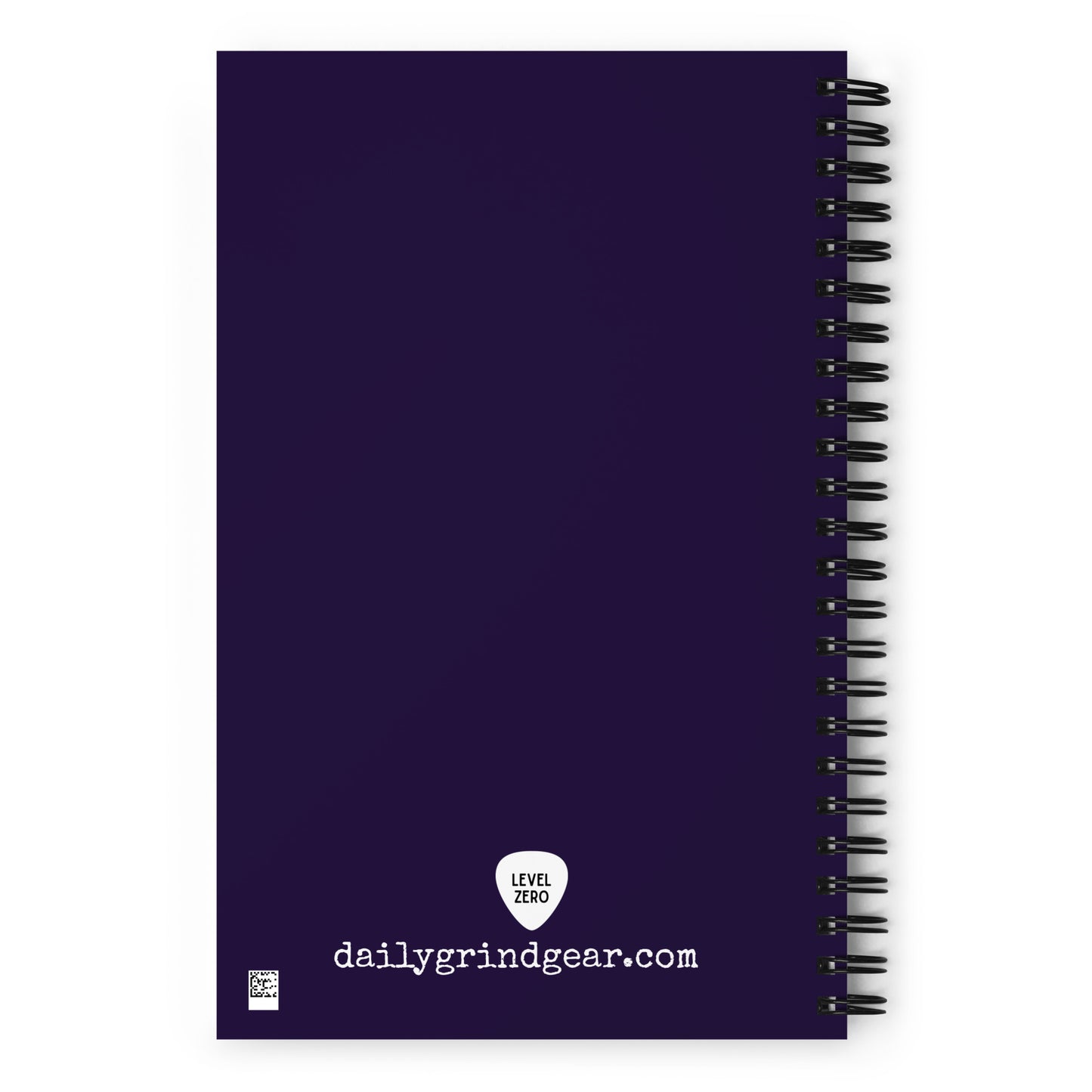 Level Zero Guitar Head Lyrics Spiral Notebook in Tolopea