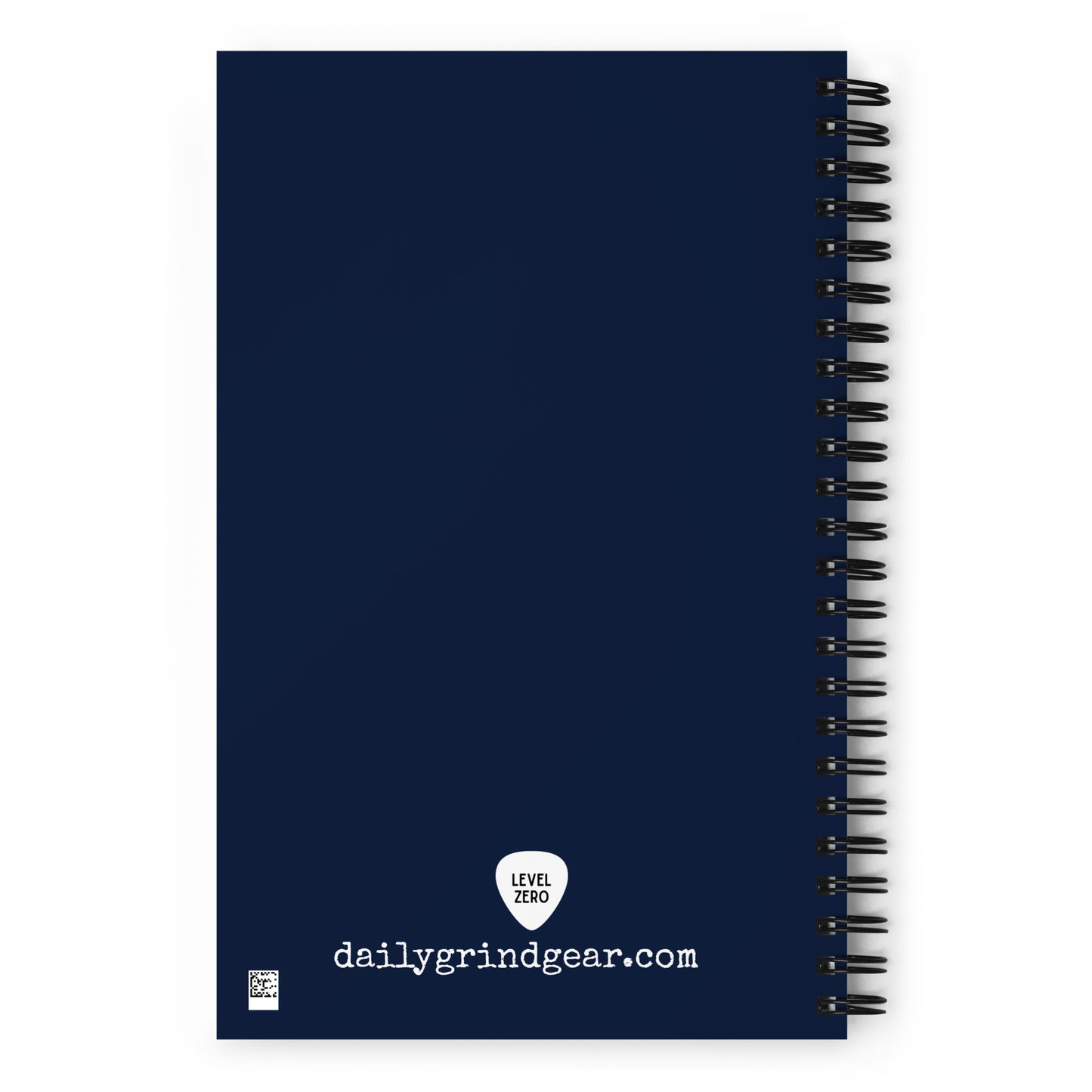 Level Zero Treble Clef Guitar Spiral Notebook in Navy