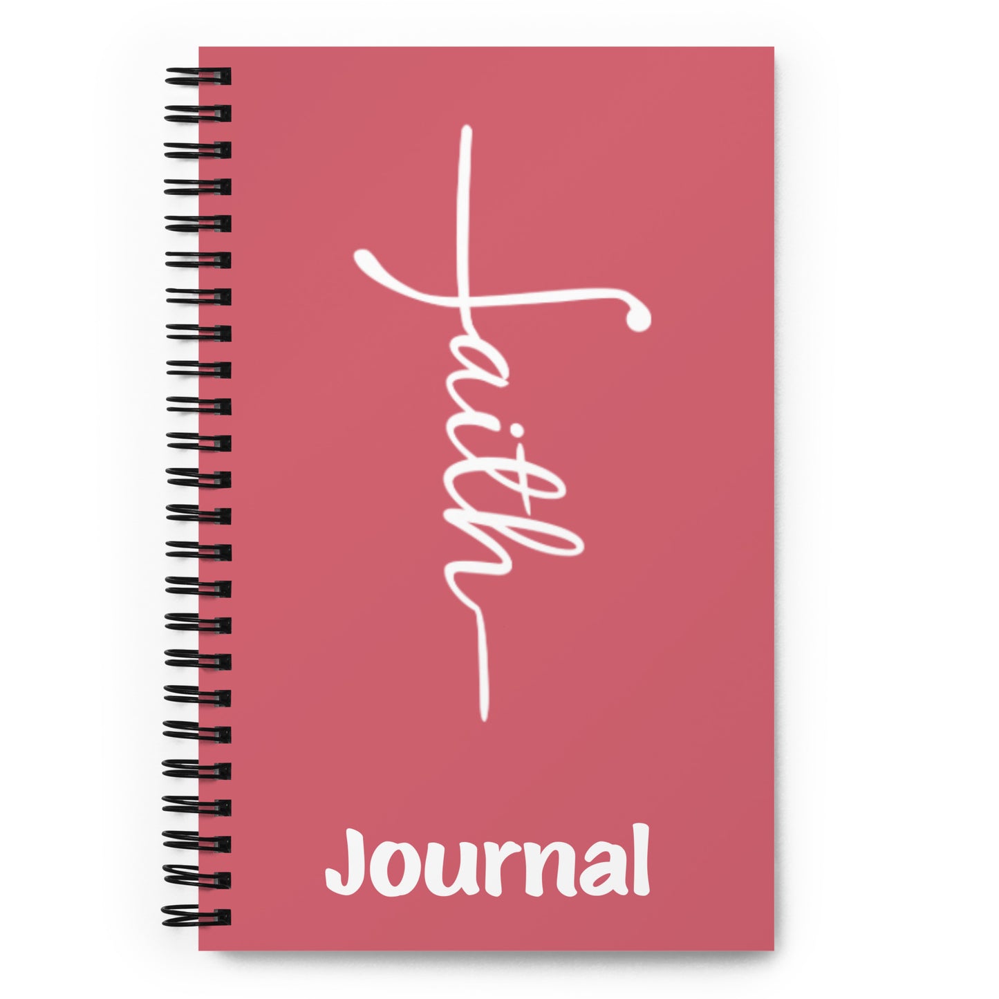 Faith (white) Spiral Notebook