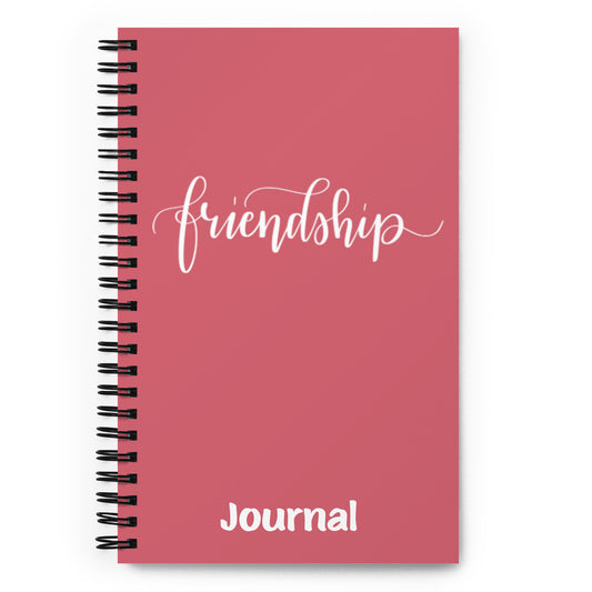 Friendship (white) Spiral Notebook