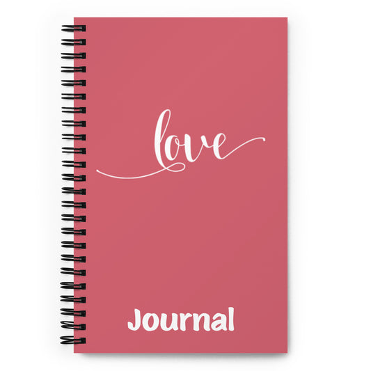 Love (white) Spiral Notebook