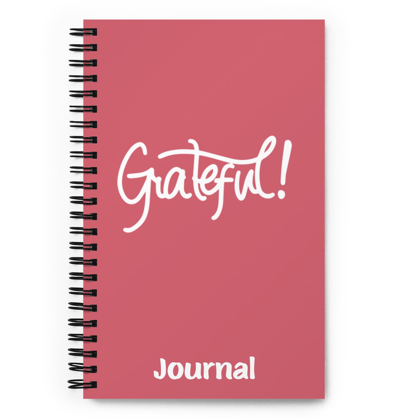 Grateful (white) Spiral Notebook