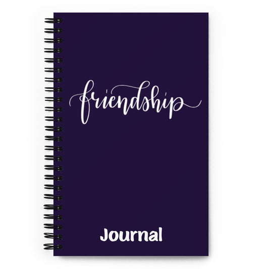 Friendship (white) Spiral Notebook