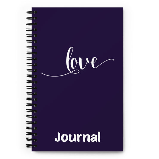 Love (white) Spiral Notebook