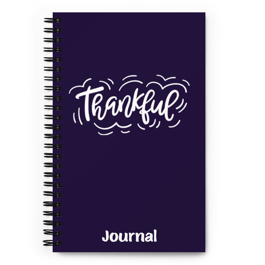 Thankful (white) Spiral Notebook